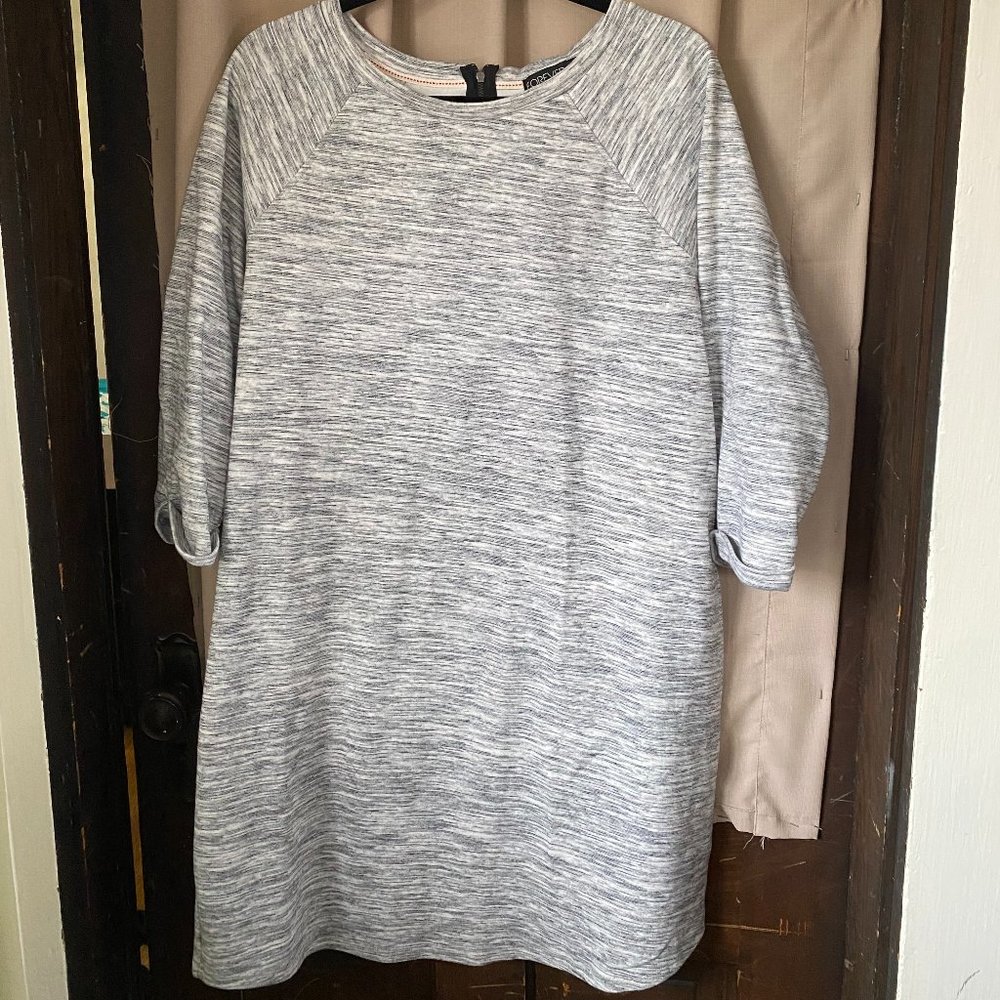 Forever 21 grey sweatshirt Dress | 3/4 sleeve | Size 1X